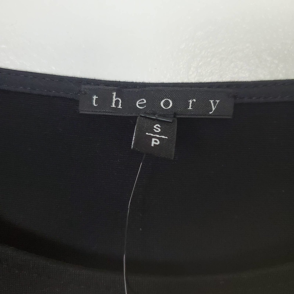 Theory NWT Kalion black mini dress small - Picture 5 of 7
